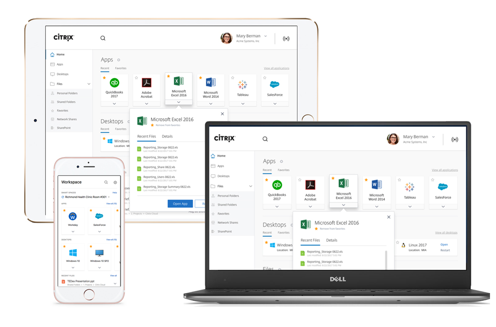Citrix Workspace App works on any device