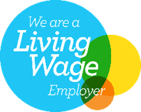 We are a Living Wage Employer in colourful circles